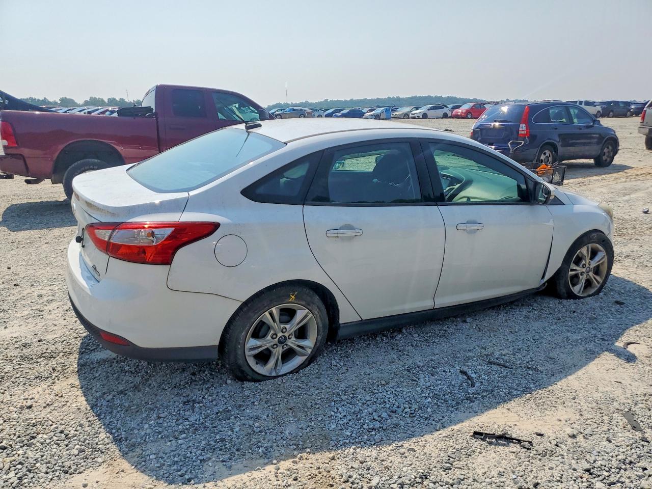 2013 Ford Focus Se White vin: 1FADP3F28DL379993