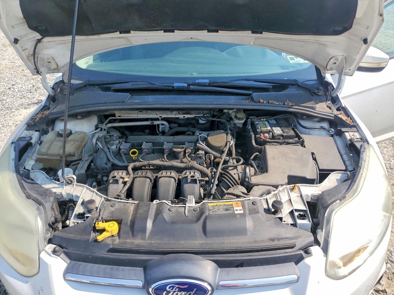 2013 Ford Focus Se White vin: 1FADP3F28DL379993