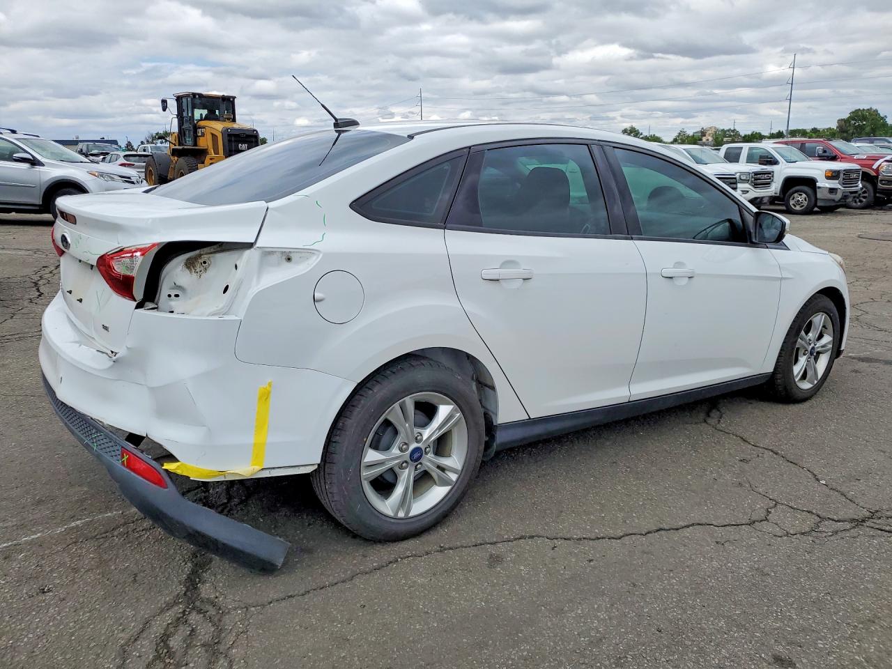 2013 Ford Focus Se White vin: 1FADP3F28DL382246