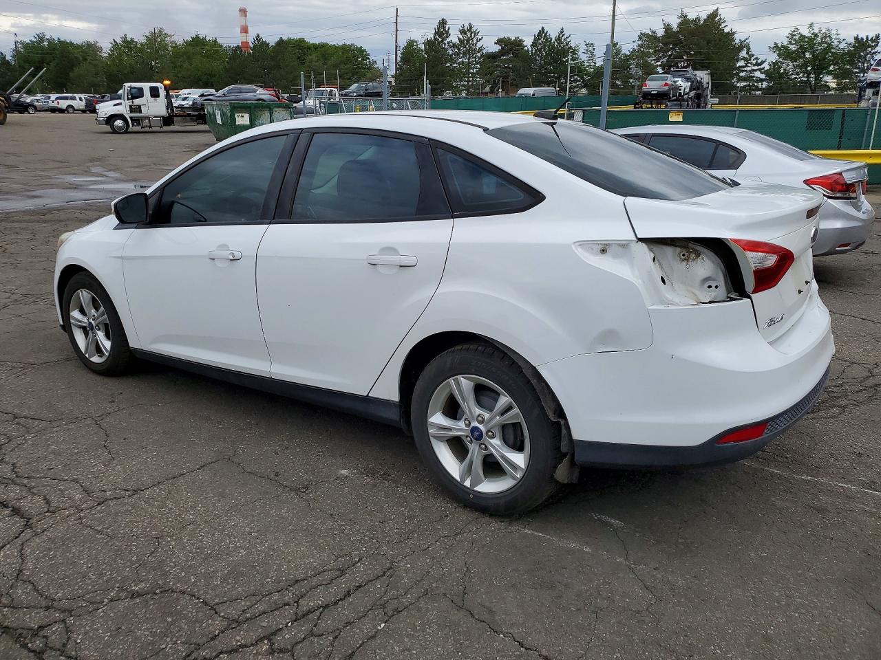 2013 Ford Focus Se White vin: 1FADP3F28DL382246