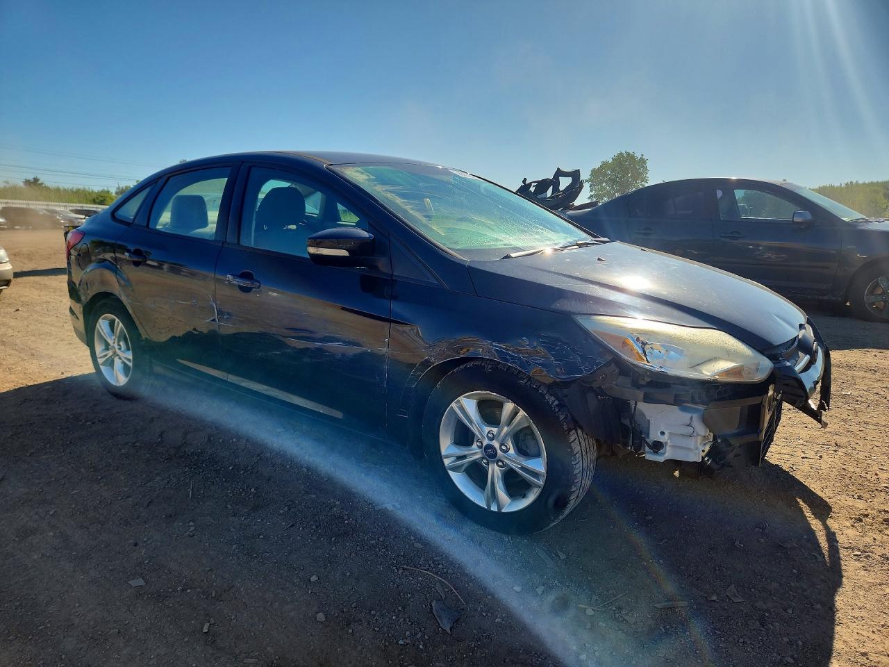 2014 Ford Focus Se Black vin: 1FADP3F28EL103590