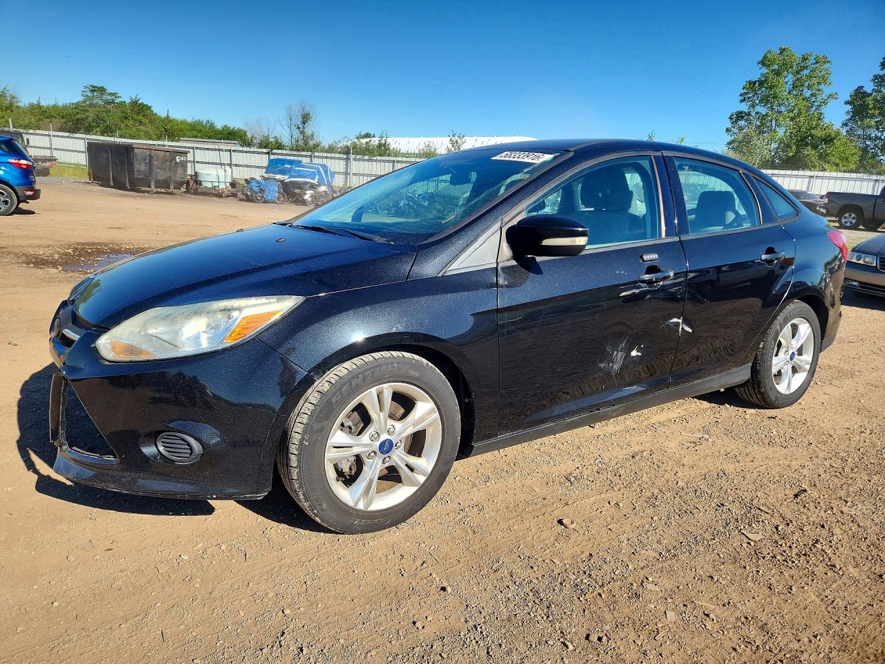2014 Ford Focus Se Black vin: 1FADP3F28EL103590