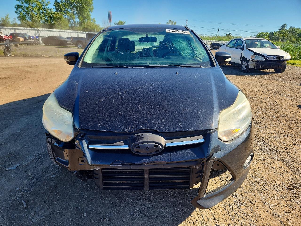 2014 Ford Focus Se Black vin: 1FADP3F28EL103590