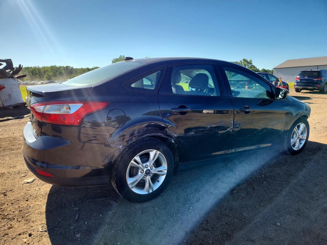 2014 Ford Focus Se Black vin: 1FADP3F28EL103590
