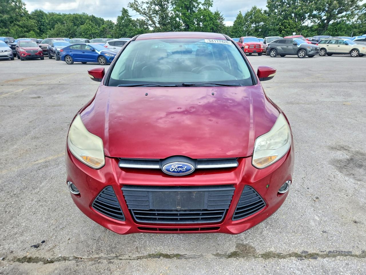 2014 Ford Focus Se Red vin: 1FADP3F28EL136069