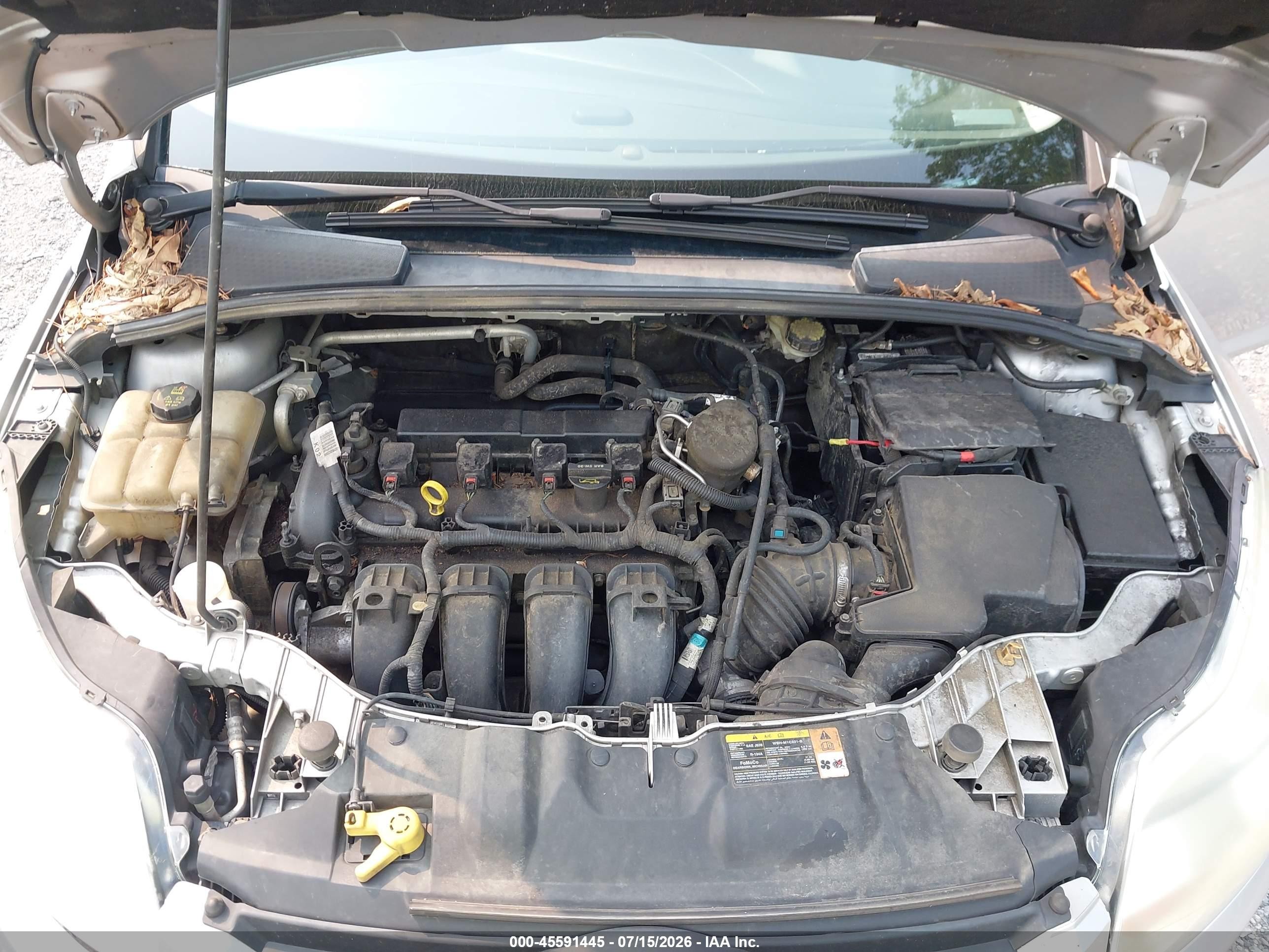 2014 Ford Focus Se Silver vin: 1FADP3F28EL171386
