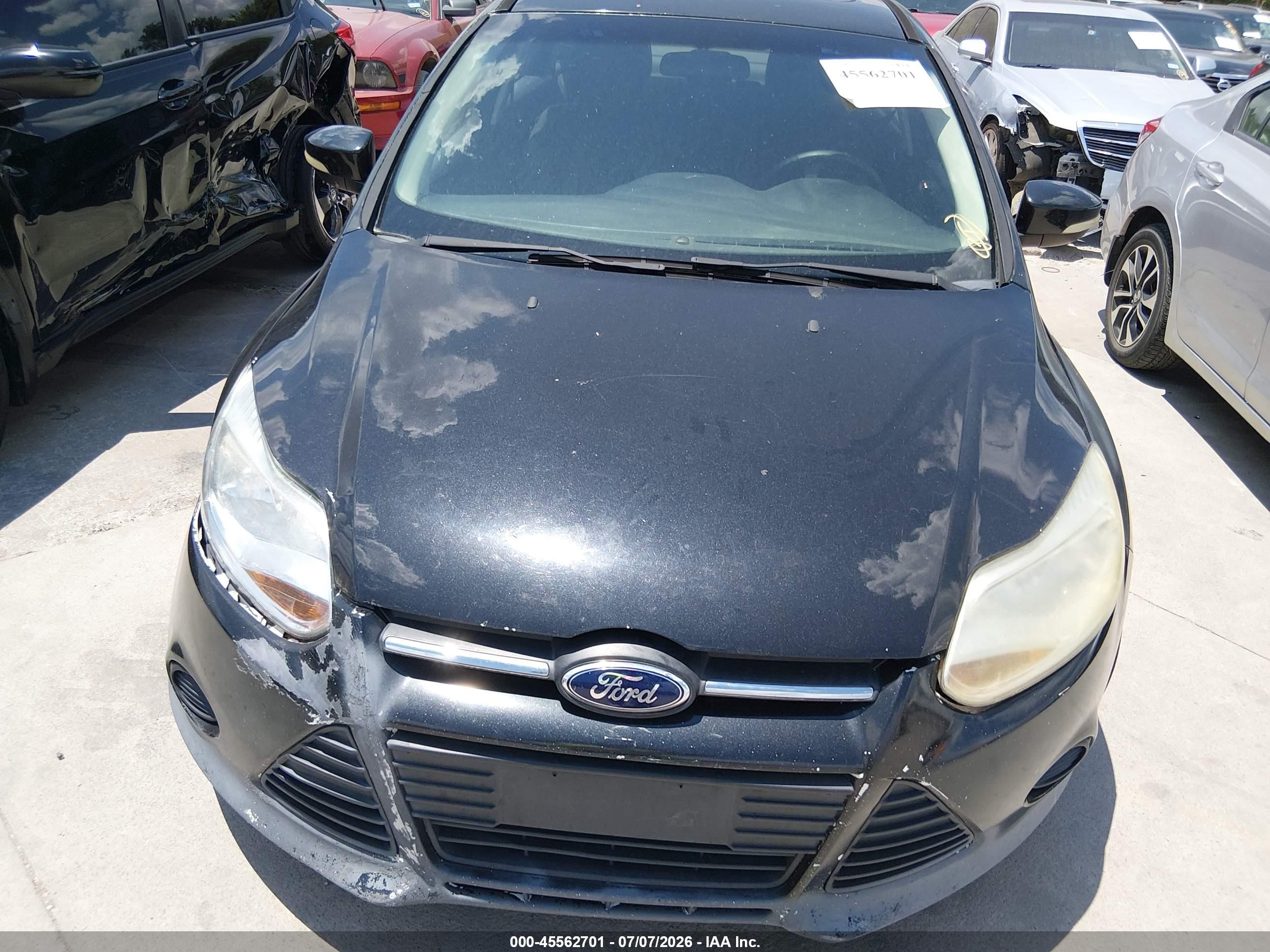 2014 Ford Focus Se Black vin: 1FADP3F28EL186695