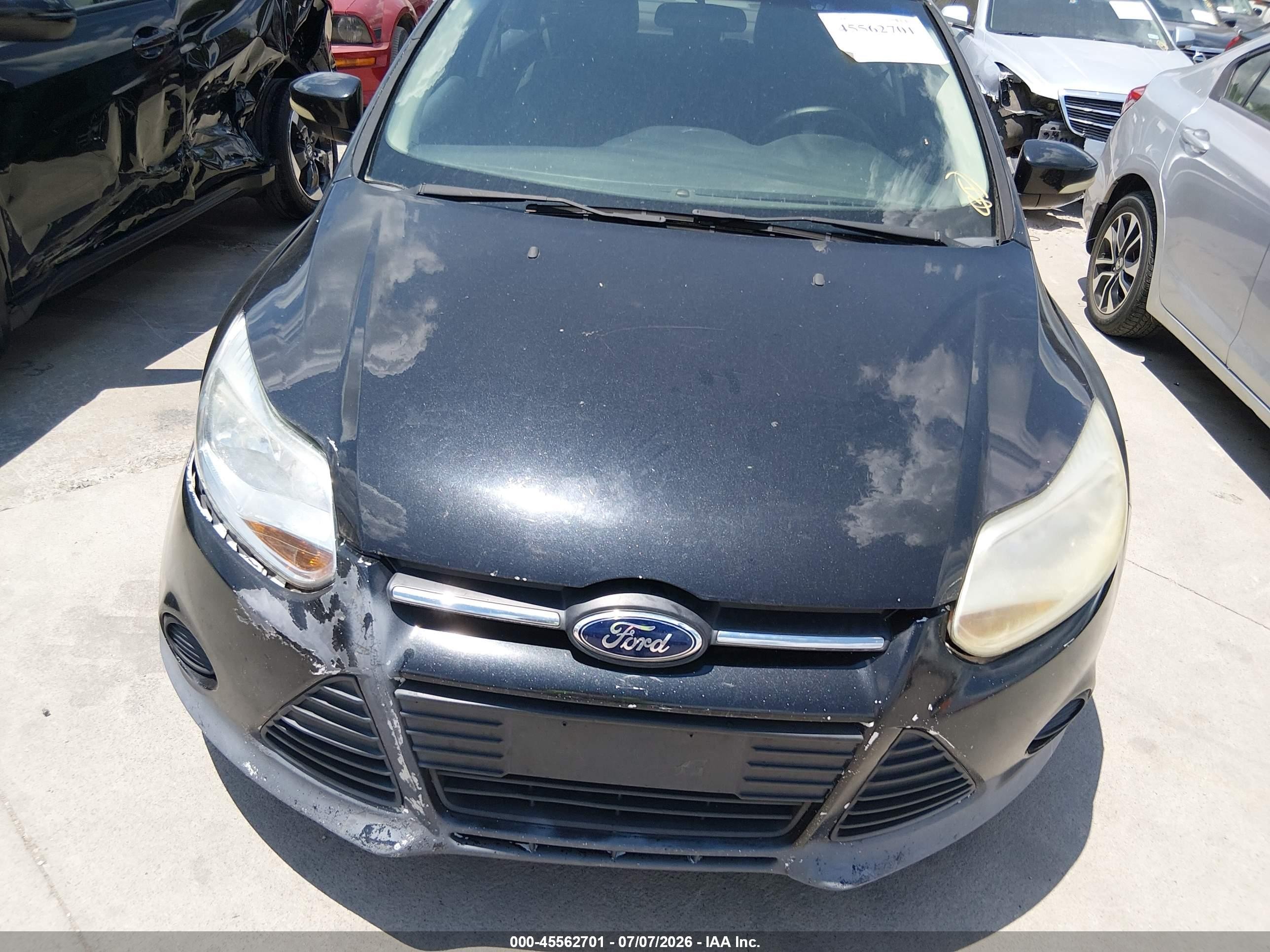 2014 Ford Focus Se Black vin: 1FADP3F28EL186695