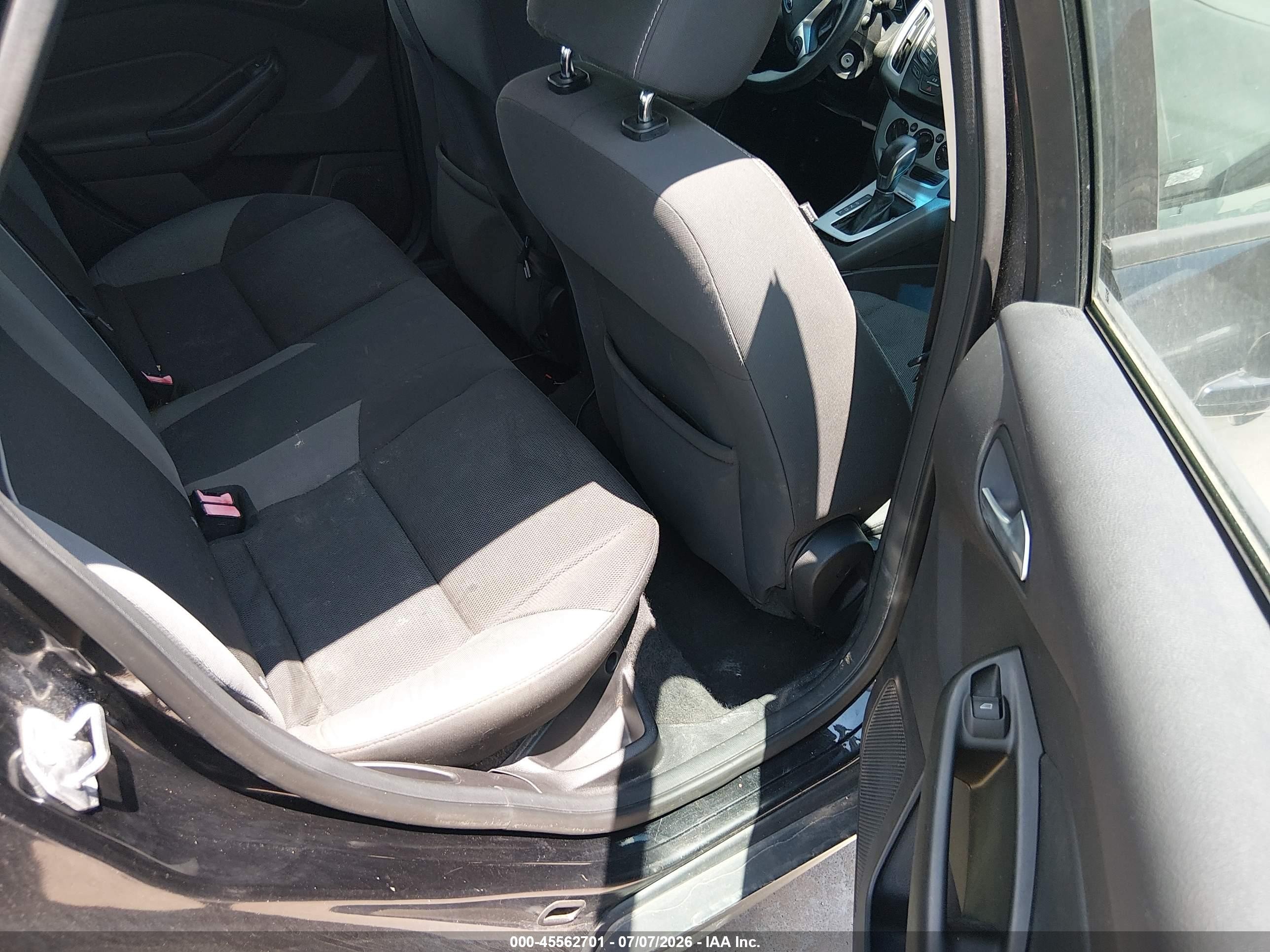 2014 Ford Focus Se Black vin: 1FADP3F28EL186695