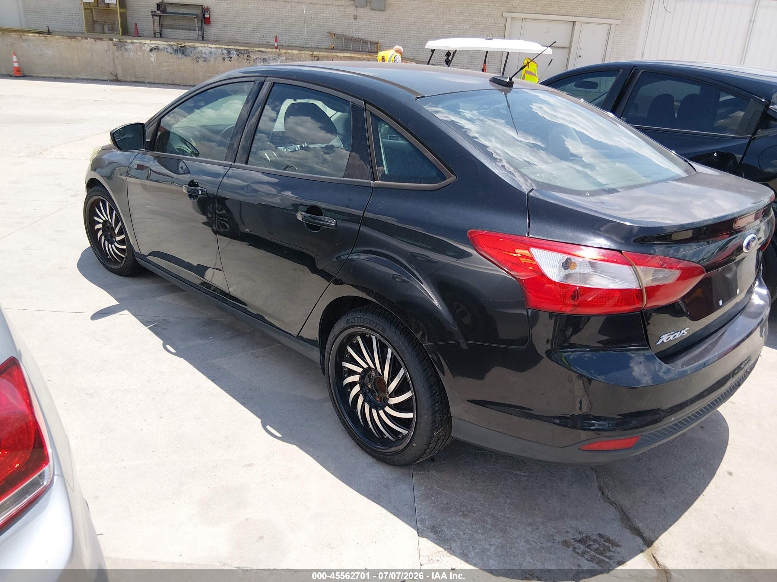 2014 Ford Focus Se Black vin: 1FADP3F28EL186695