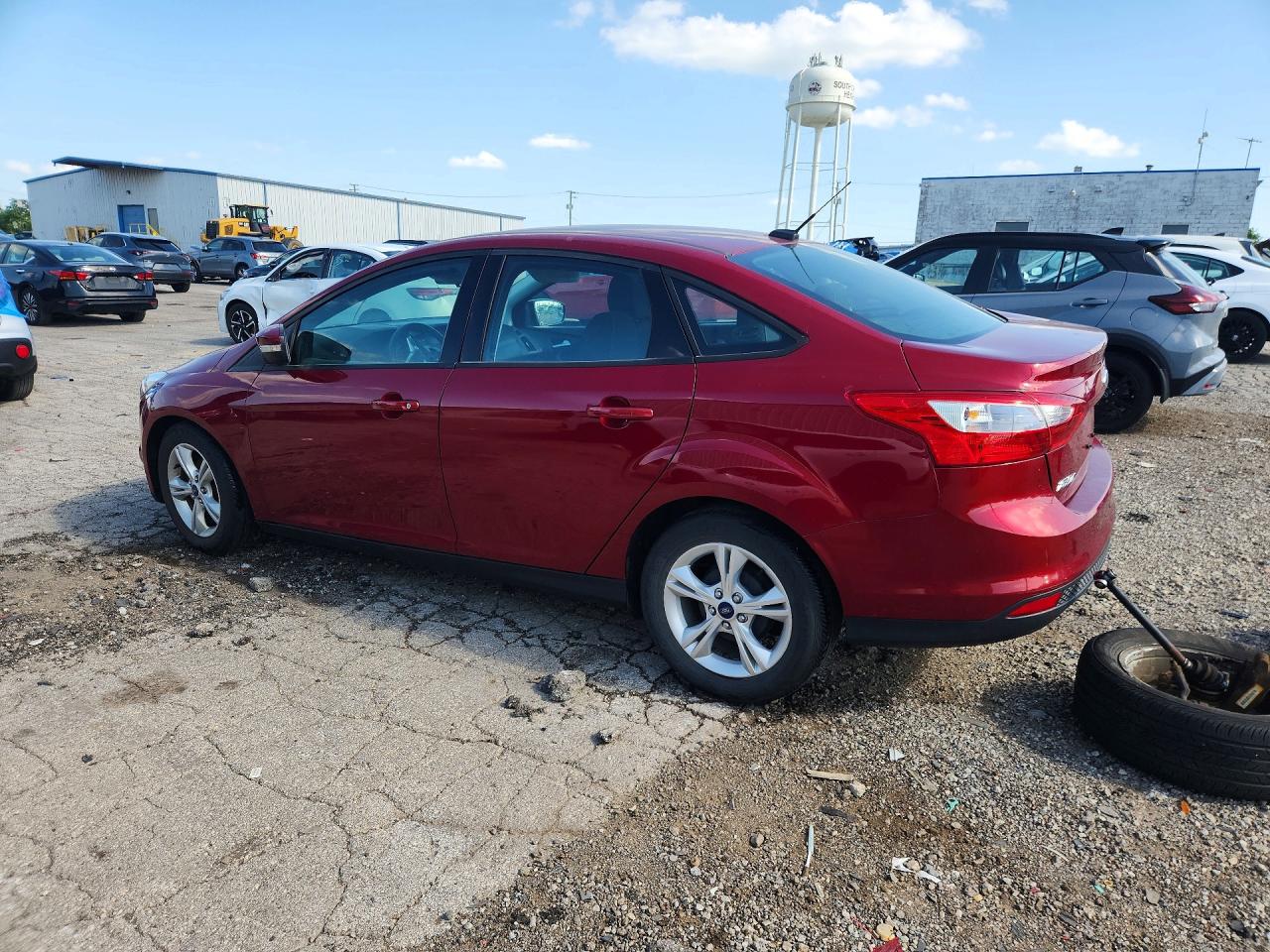 2014 Ford Focus Se Red vin: 1FADP3F28EL192397