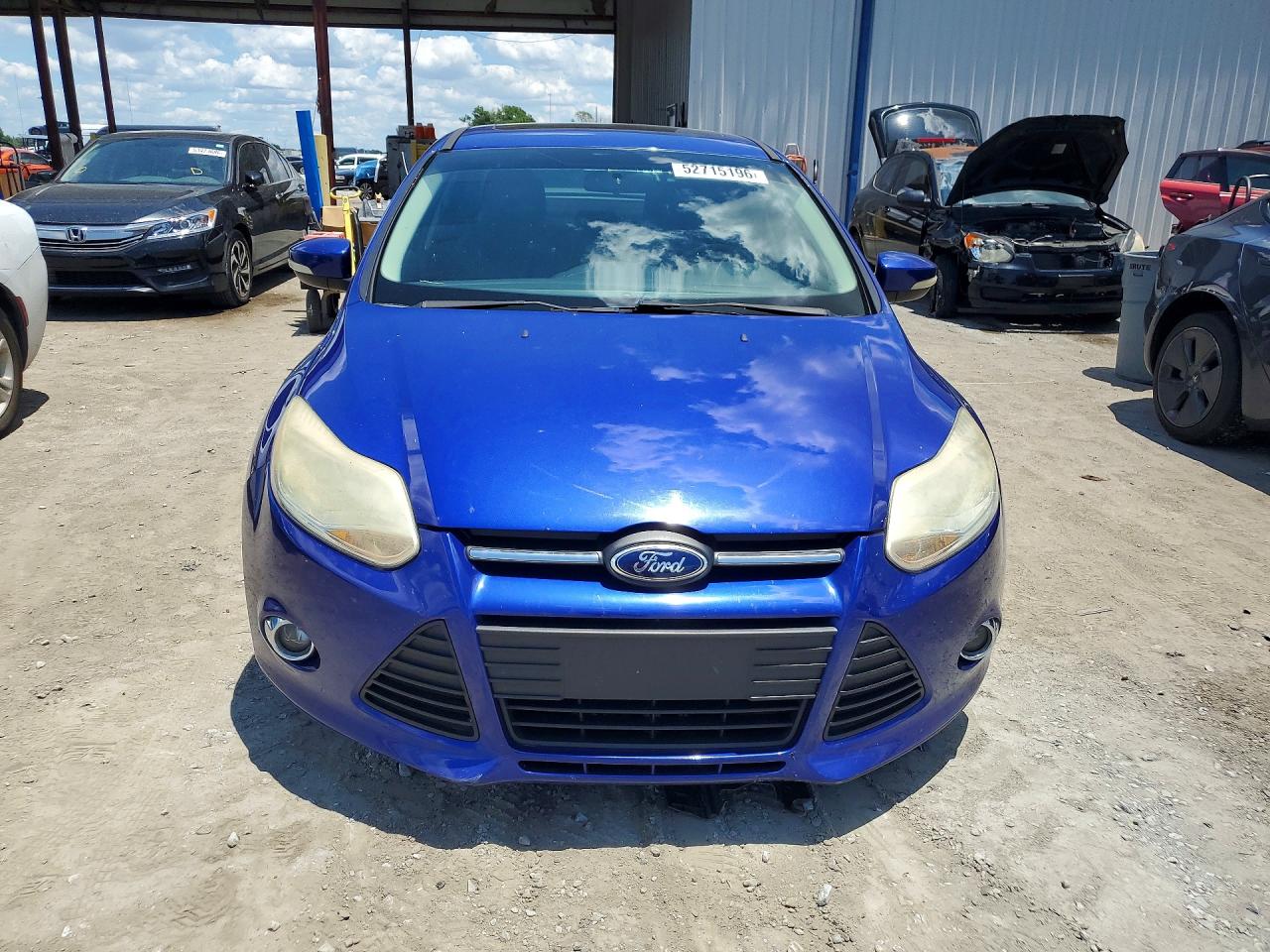 2014 Ford Focus Se Blue vin: 1FADP3F28EL204063