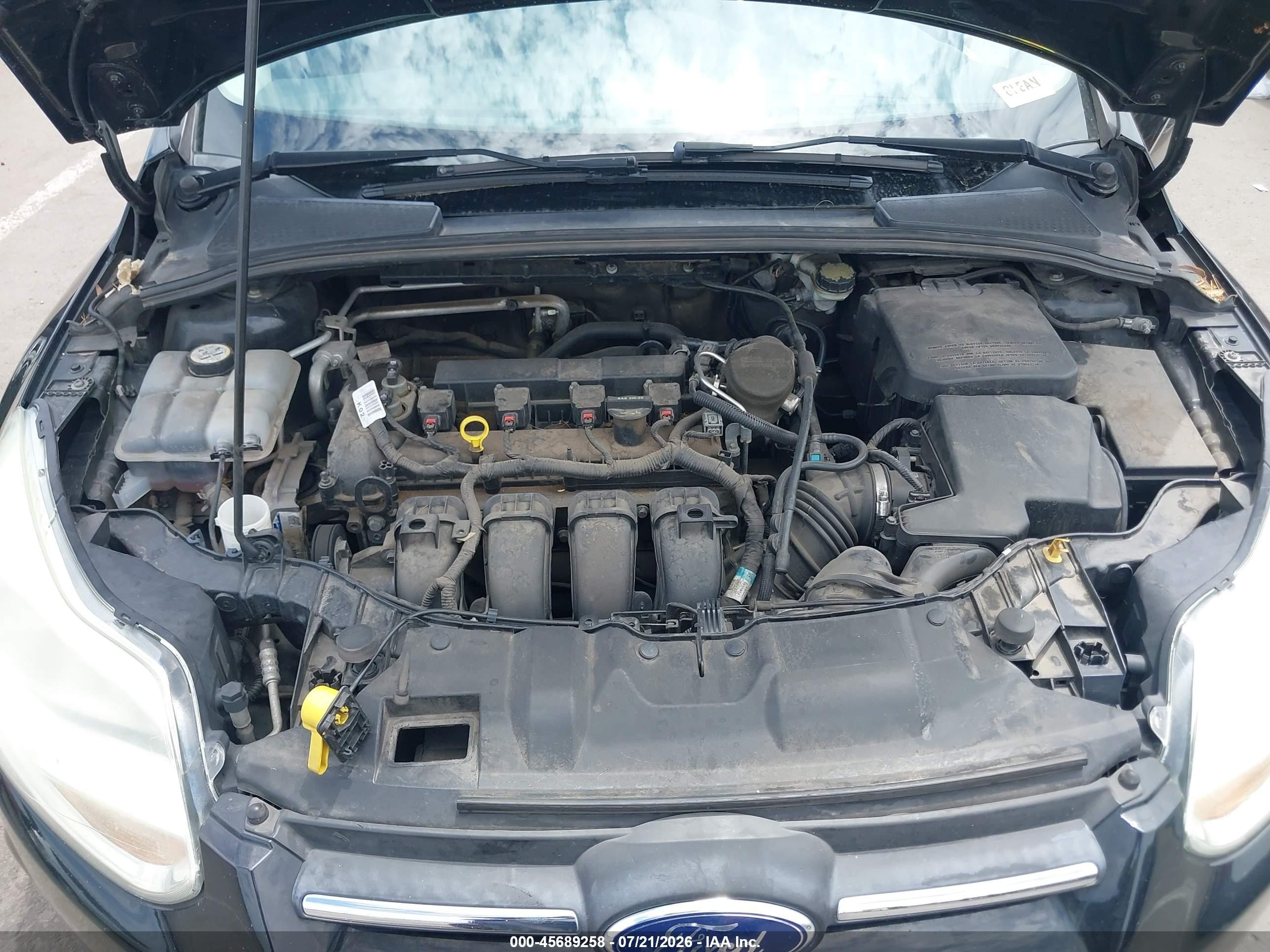 2014 Ford Focus Se Черный vin: 1FADP3F28EL206850