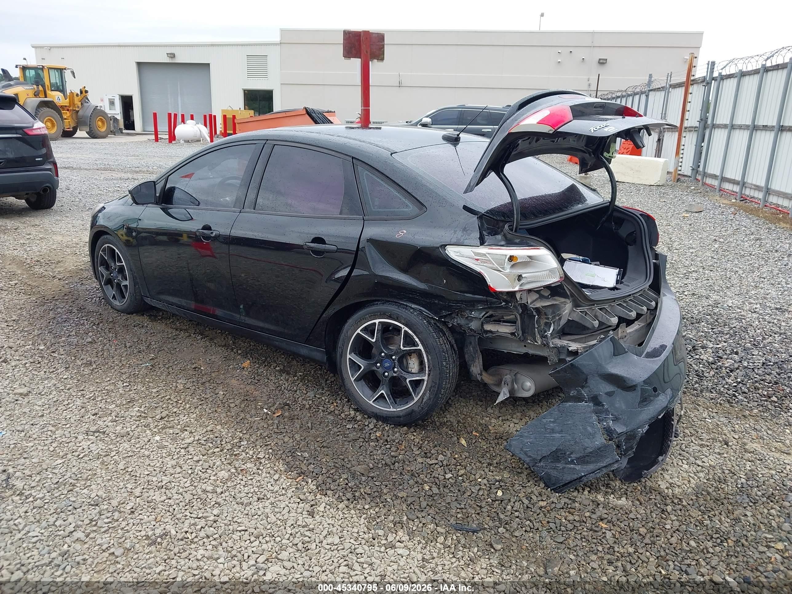 2014 Ford Focus Se Black vin: 1FADP3F28EL233840