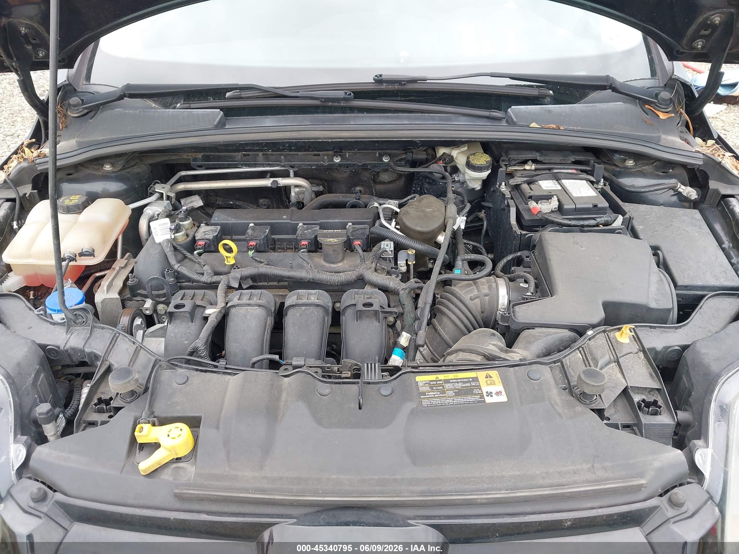 2014 Ford Focus Se Black vin: 1FADP3F28EL233840