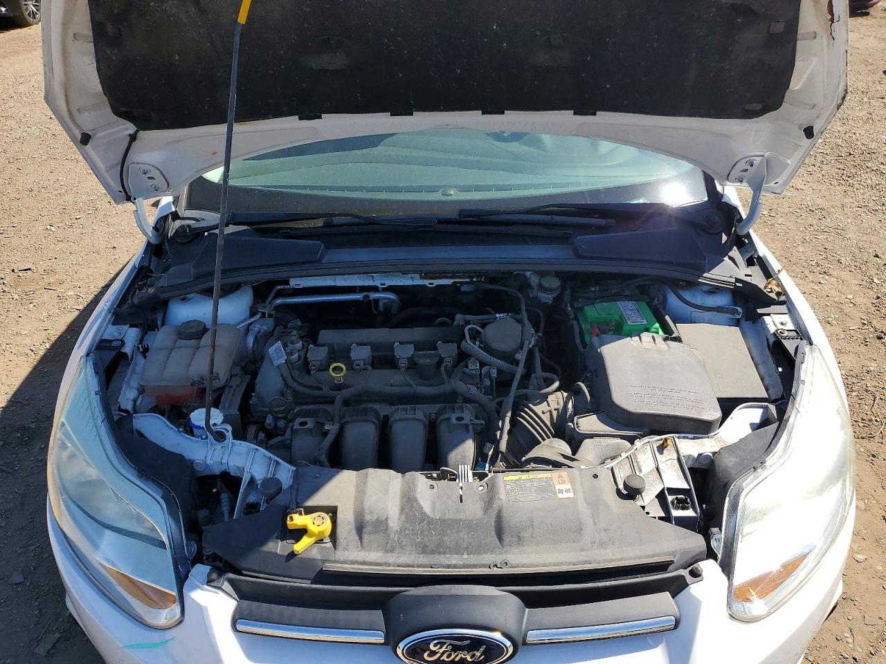 2014 Ford Focus Se White vin: 1FADP3F28EL234633