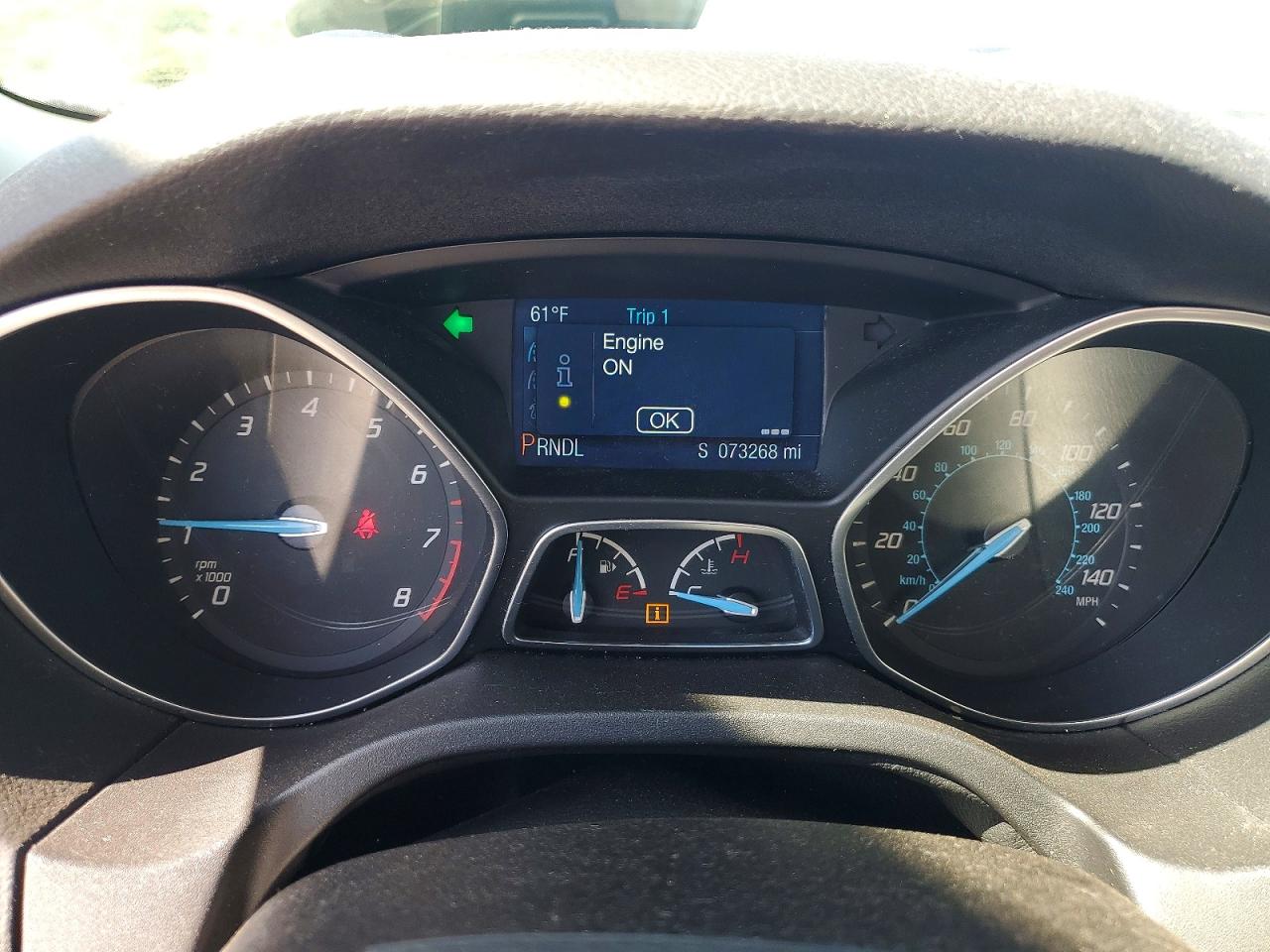 2014 Ford Focus Se White vin: 1FADP3F28EL234633