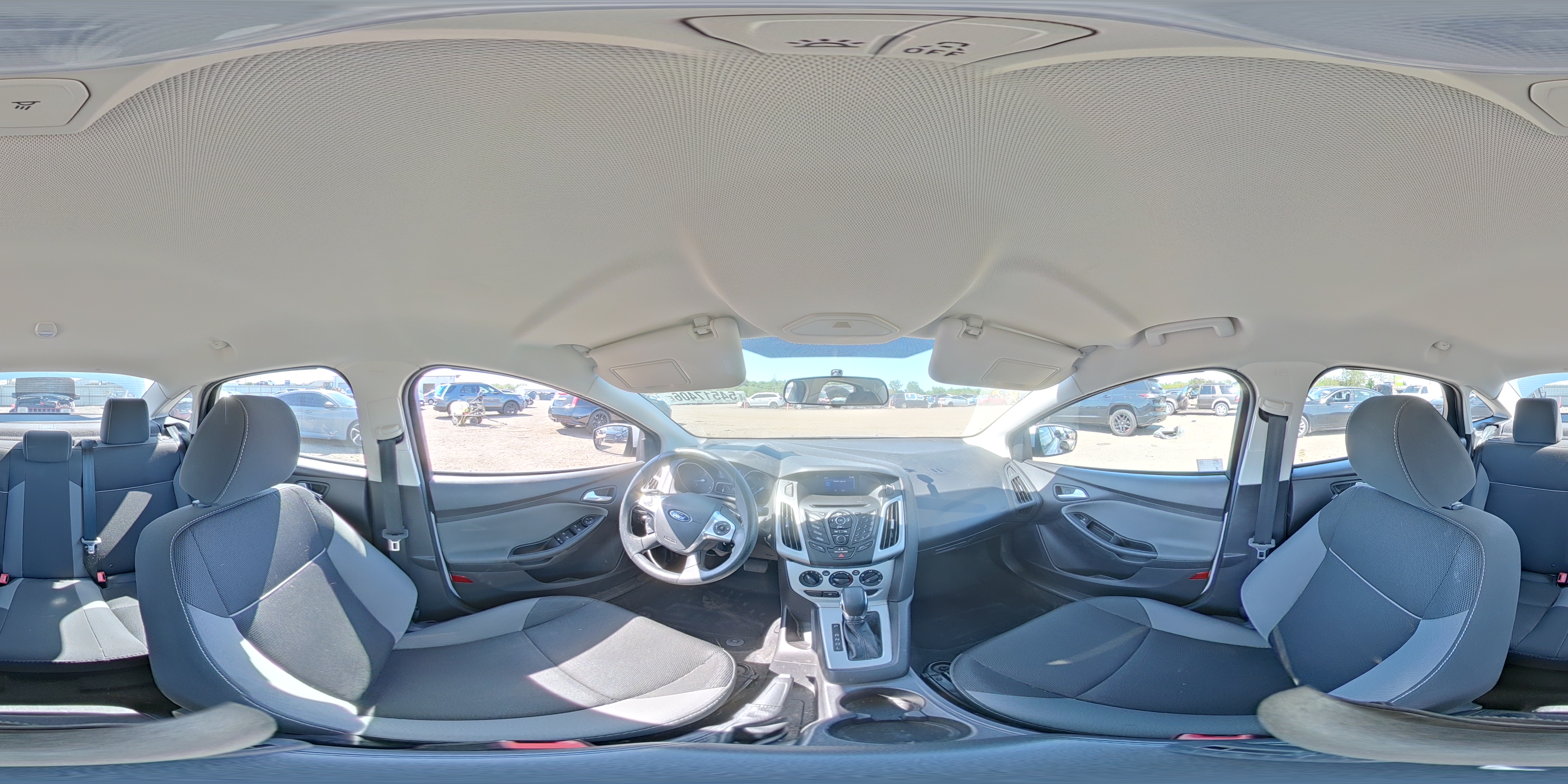 2014 Ford Focus Se White vin: 1FADP3F28EL234633