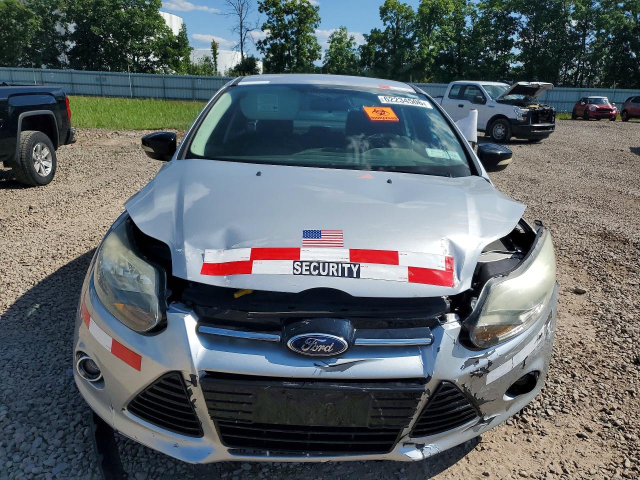 2014 Ford Focus Se Silver vin: 1FADP3F28EL234793