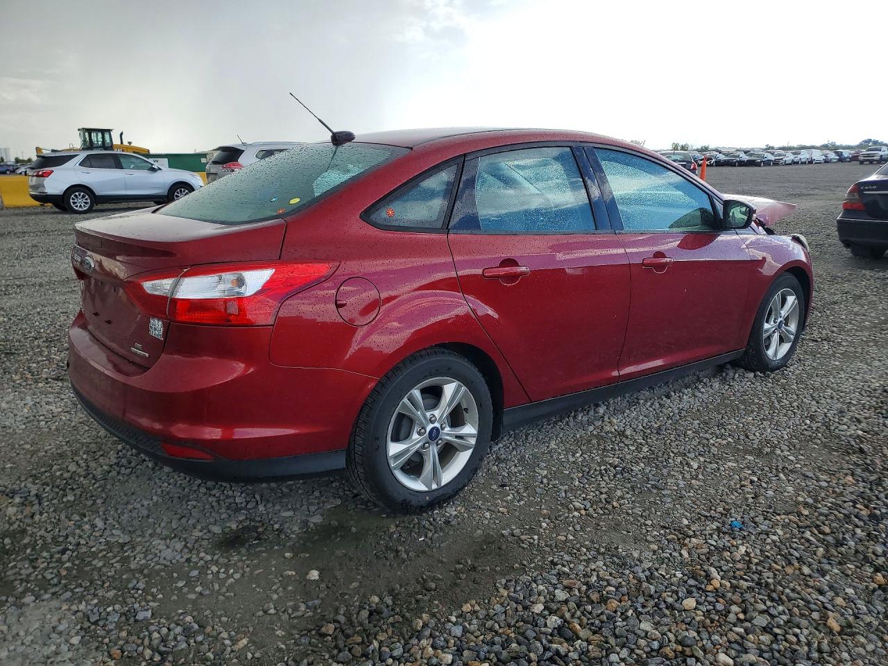 2014 Ford Focus Se Burgundy vin: 1FADP3F28EL237094