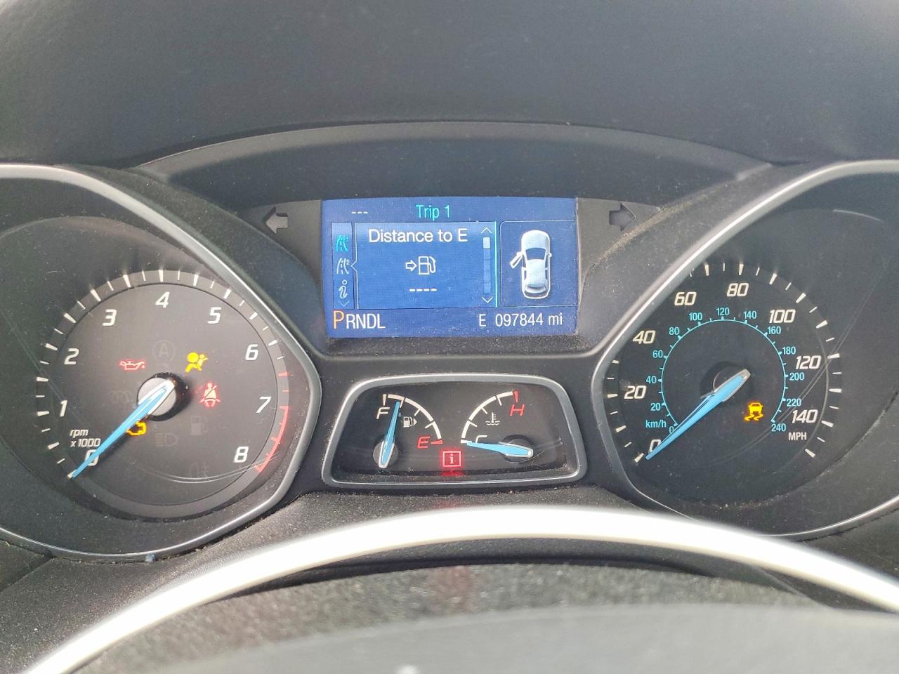 2014 Ford Focus Se Burgundy vin: 1FADP3F28EL237094