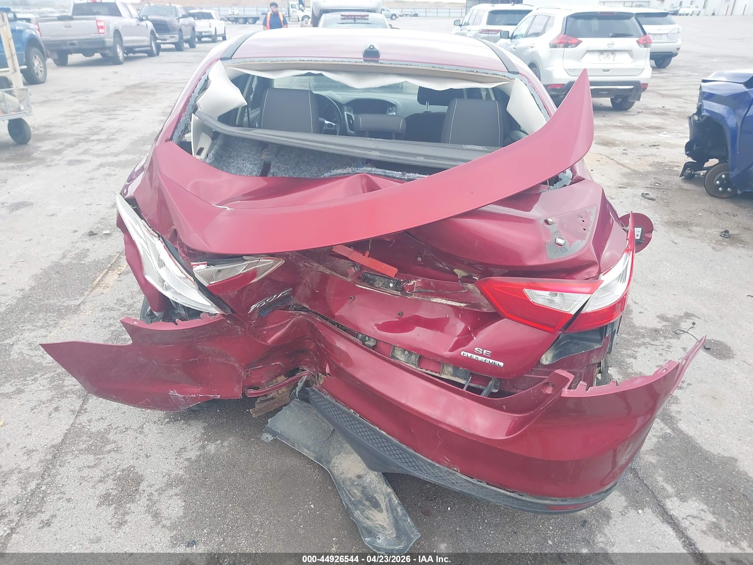 2014 Ford Focus Se Red vin: 1FADP3F28EL252713