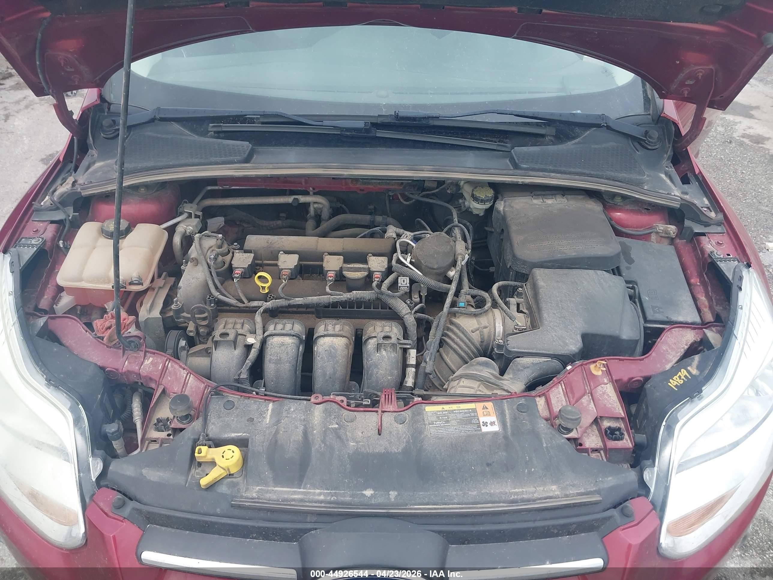 2014 Ford Focus Se Red vin: 1FADP3F28EL252713
