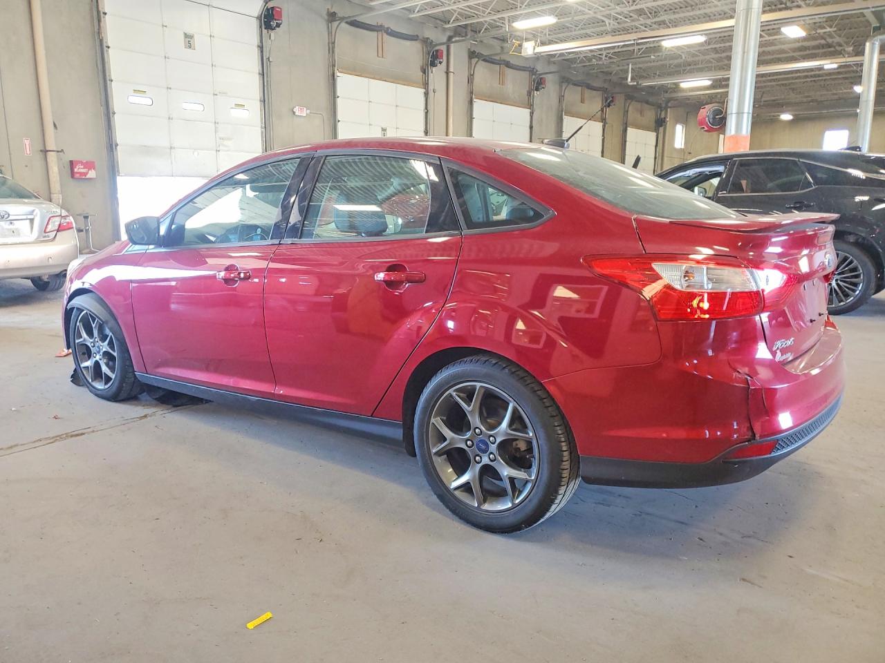 2014 Ford Focus S Red vin: 1FADP3F28EL264246