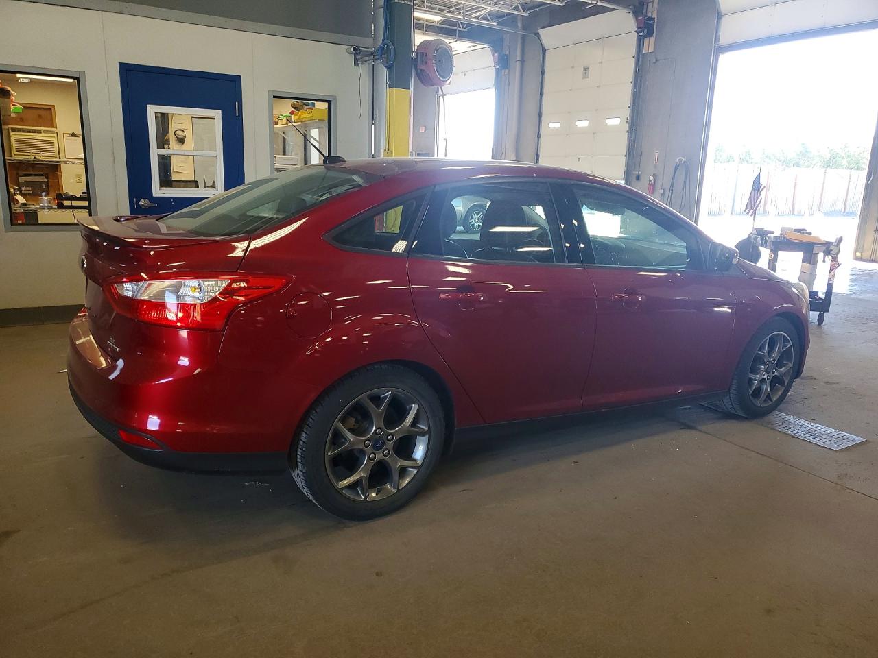 2014 Ford Focus S Red vin: 1FADP3F28EL264246