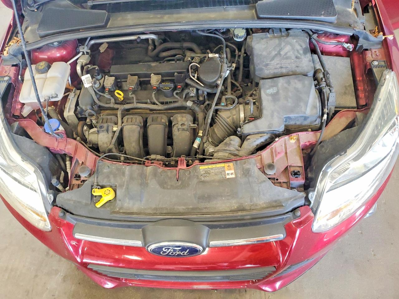 2014 Ford Focus S Red vin: 1FADP3F28EL264246
