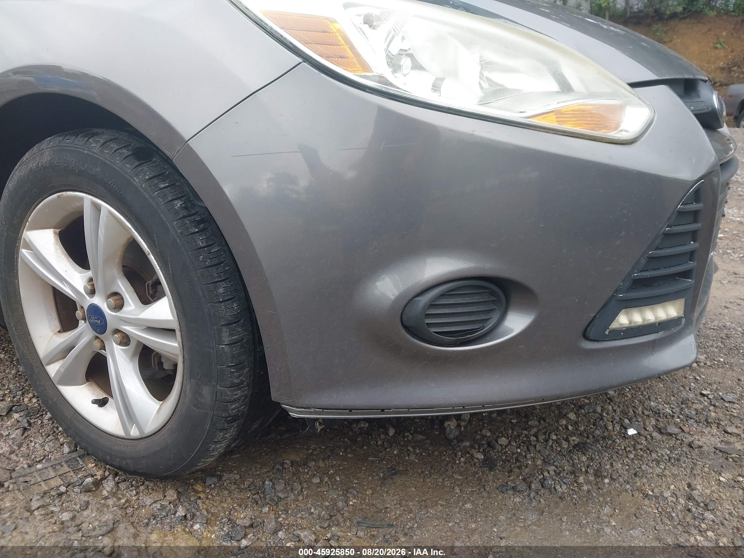 2014 Ford Focus Se Pewter vin: 1FADP3F28EL266451