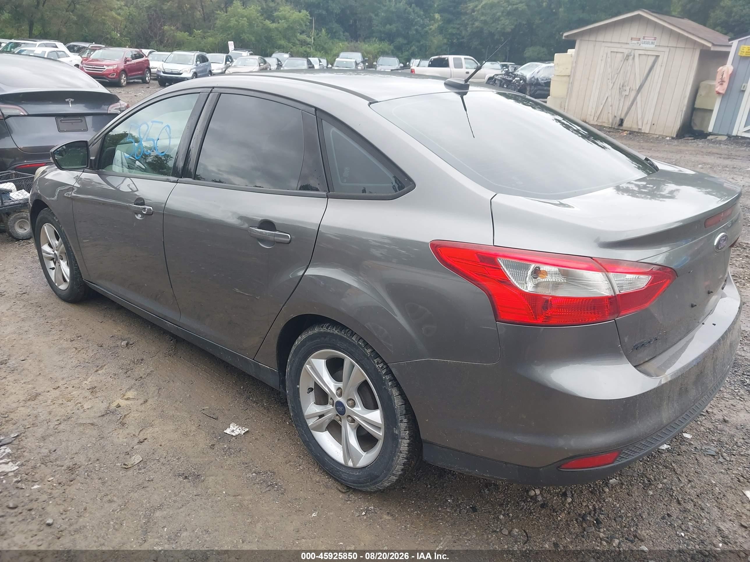 2014 Ford Focus Se Pewter vin: 1FADP3F28EL266451