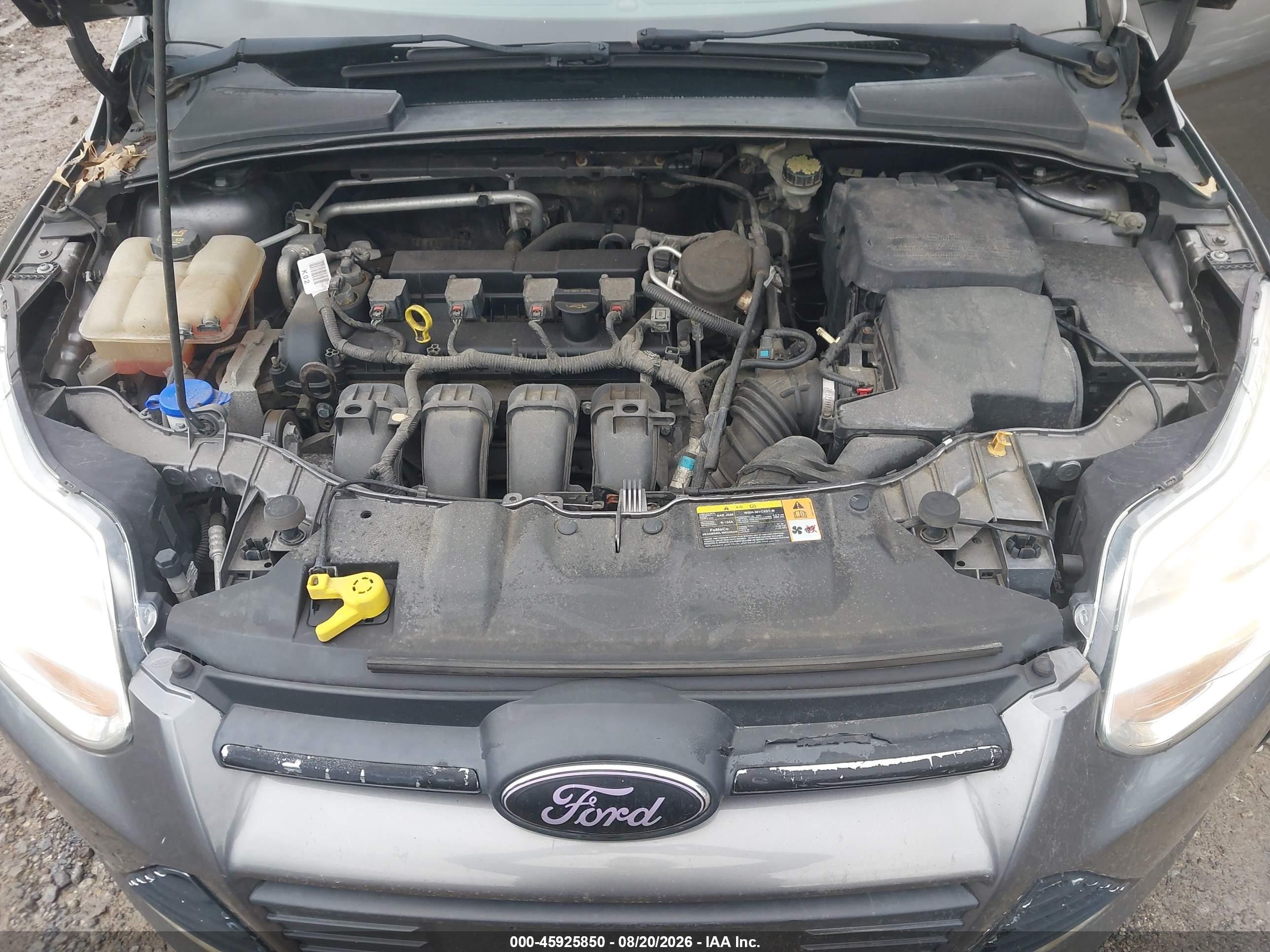 2014 Ford Focus Se Pewter vin: 1FADP3F28EL266451