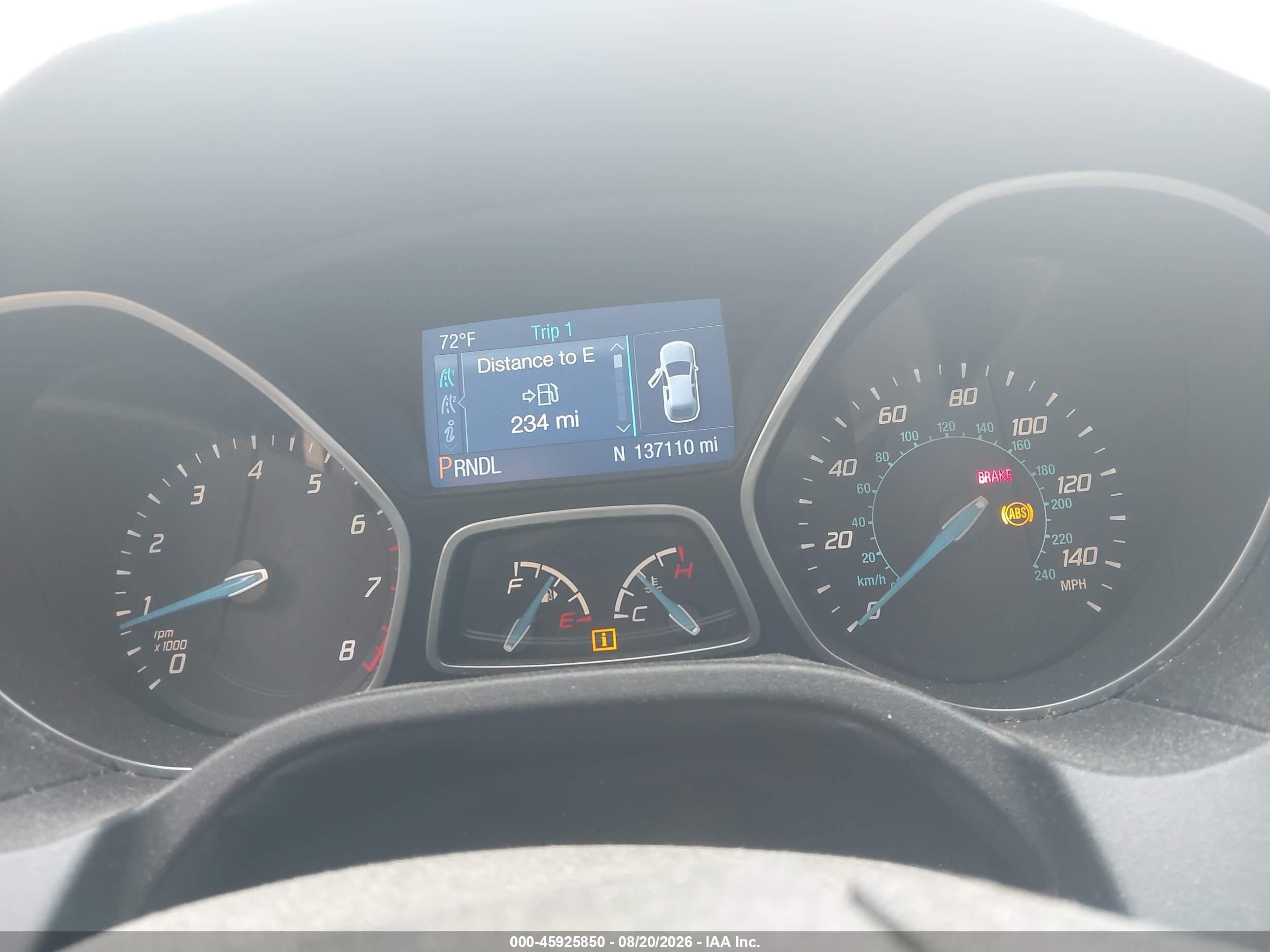 2014 Ford Focus Se Pewter vin: 1FADP3F28EL266451