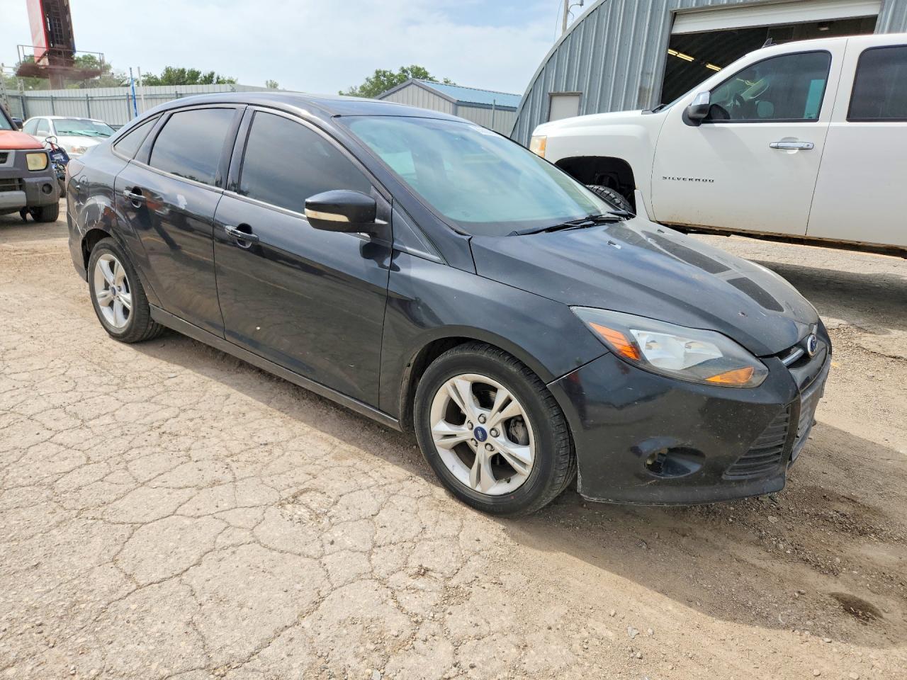 2014 Ford Focus Se Black vin: 1FADP3F28EL300940