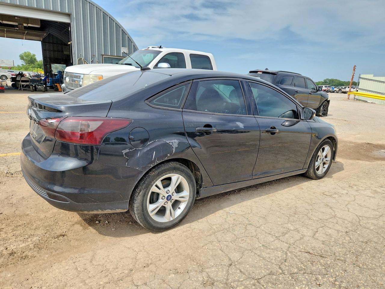 2014 Ford Focus Se Black vin: 1FADP3F28EL300940