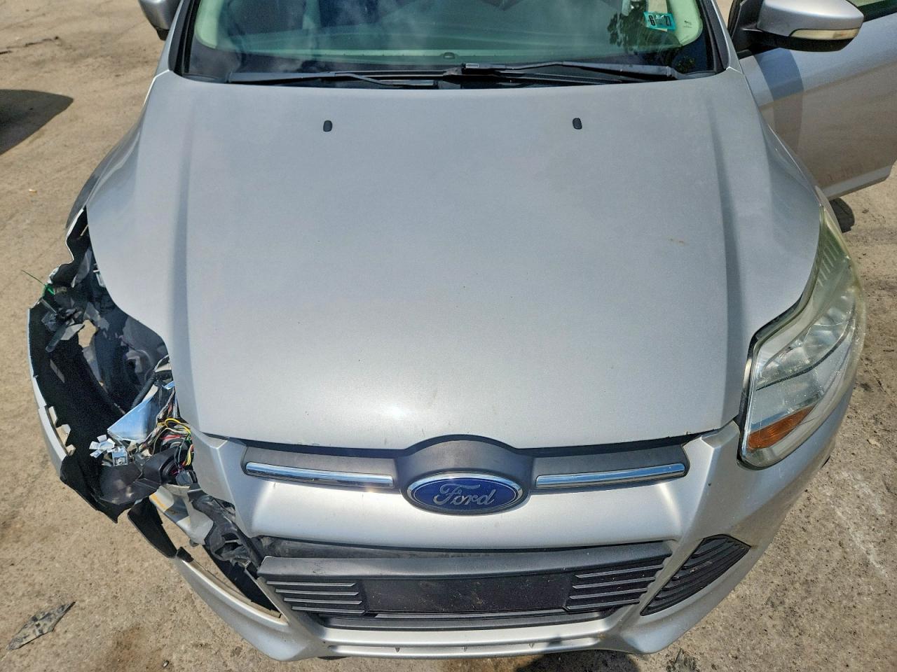 2014 Ford Focus Se Silver vin: 1FADP3F28EL304809