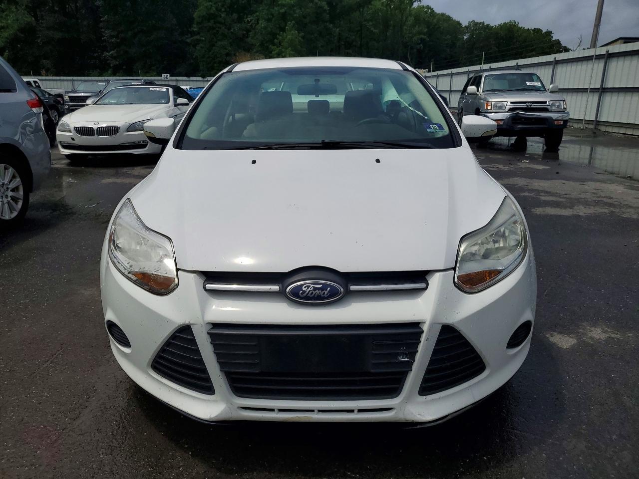 2014 Ford Focus Se White vin: 1FADP3F28EL309816