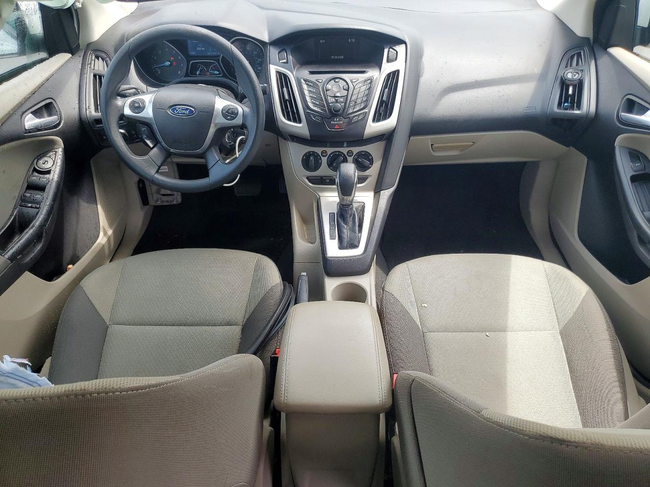 2014 Ford Focus Se White vin: 1FADP3F28EL309816