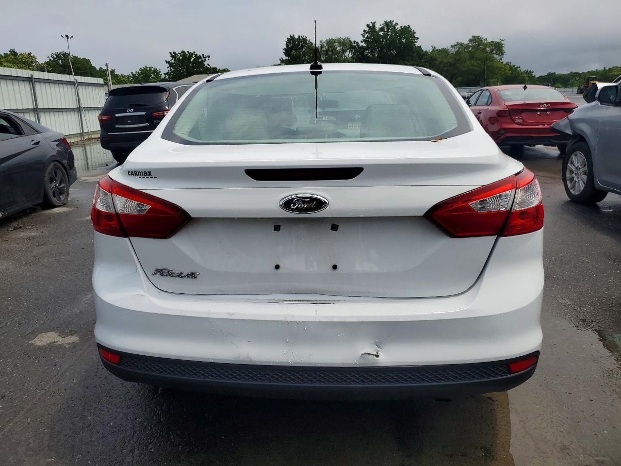 2014 Ford Focus Se White vin: 1FADP3F28EL309816