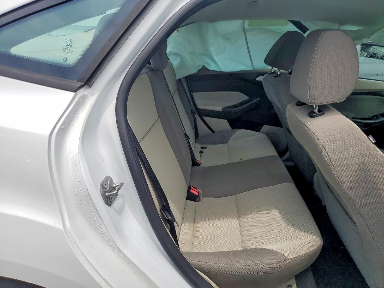 2014 Ford Focus Se White vin: 1FADP3F28EL309816