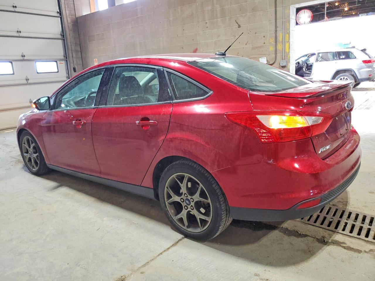 2014 Ford Focus Se Red vin: 1FADP3F28EL318452