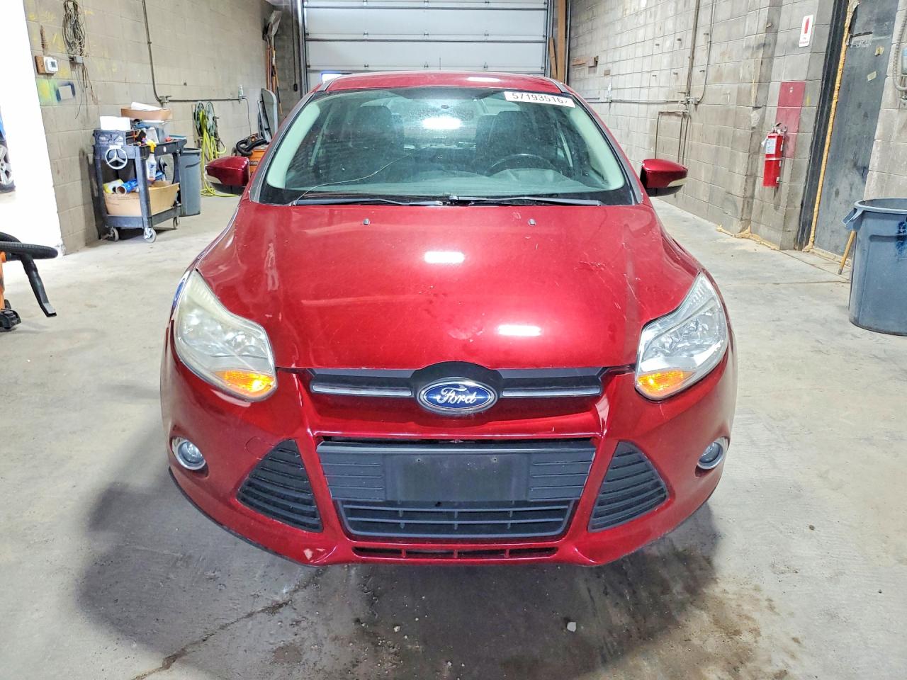 2014 Ford Focus Se Red vin: 1FADP3F28EL318452