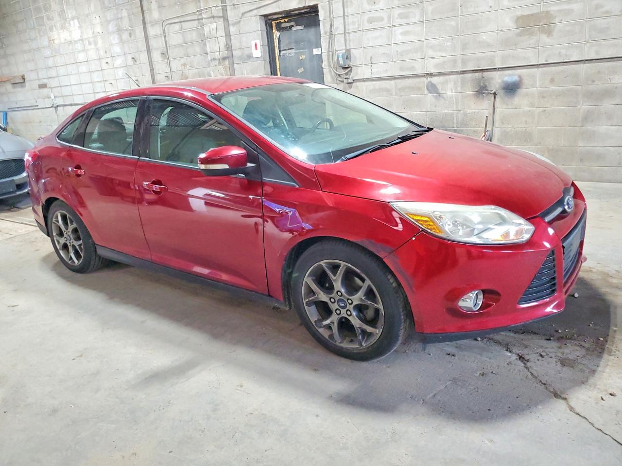 2014 Ford Focus Se Red vin: 1FADP3F28EL318452