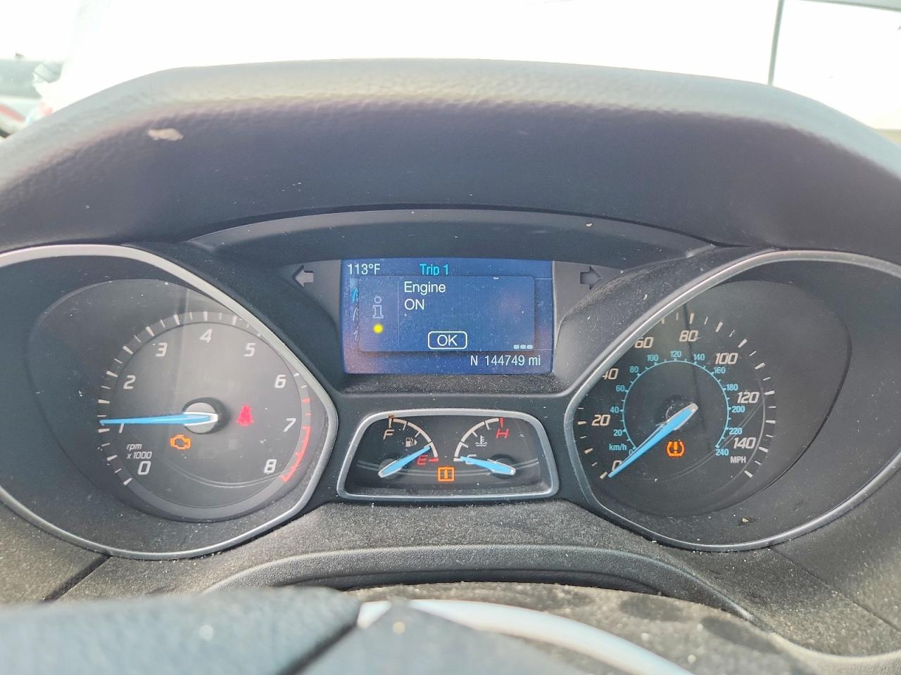 2014 Ford Focus Se Silver vin: 1FADP3F28EL318483