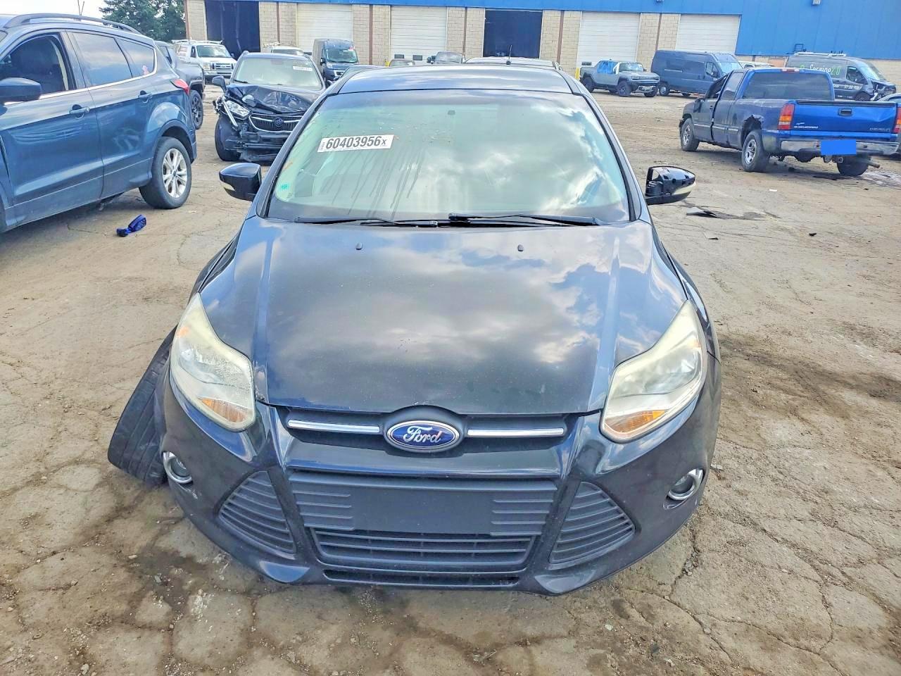 2014 Ford Focus Se Black vin: 1FADP3F28EL320816