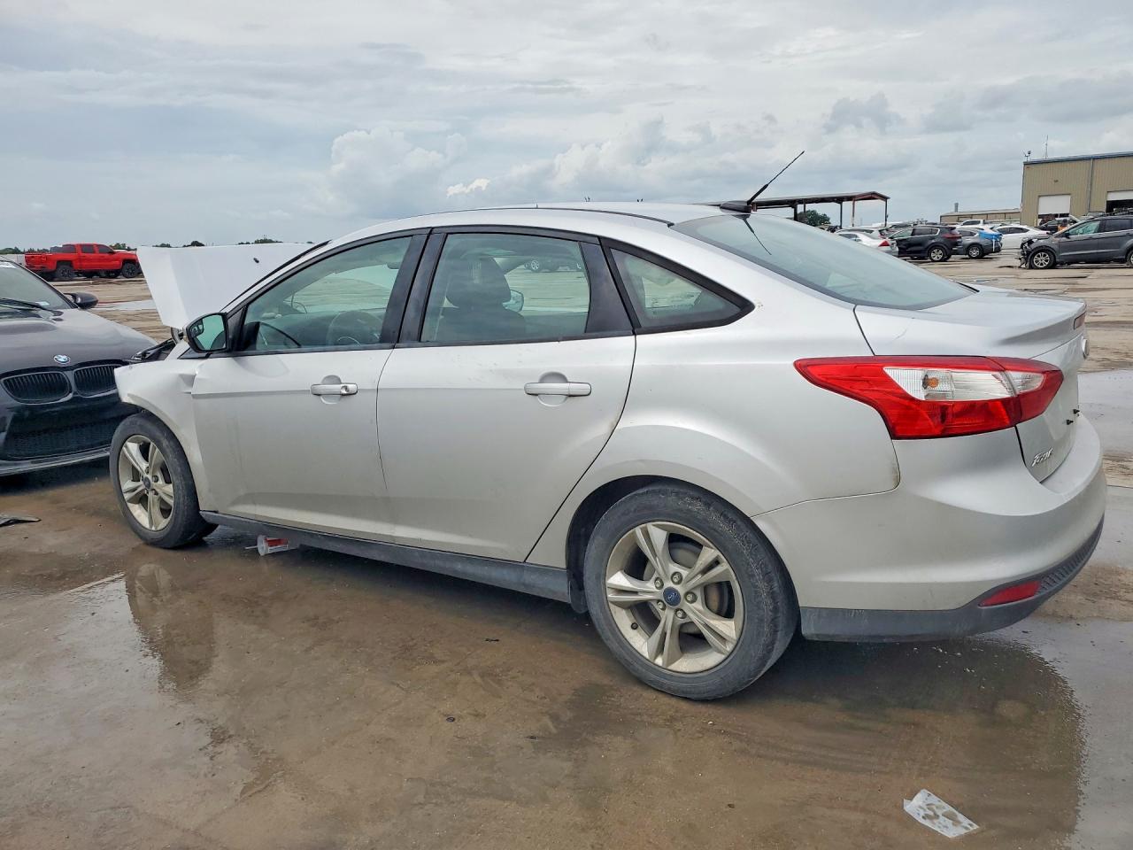 2014 Ford Focus Se Silver vin: 1FADP3F28EL322873