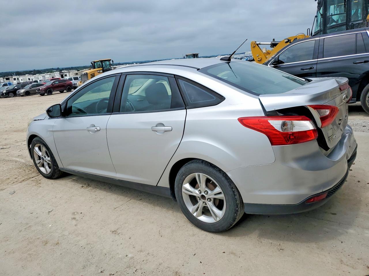 2014 Ford Focus Se Silver vin: 1FADP3F28EL323022