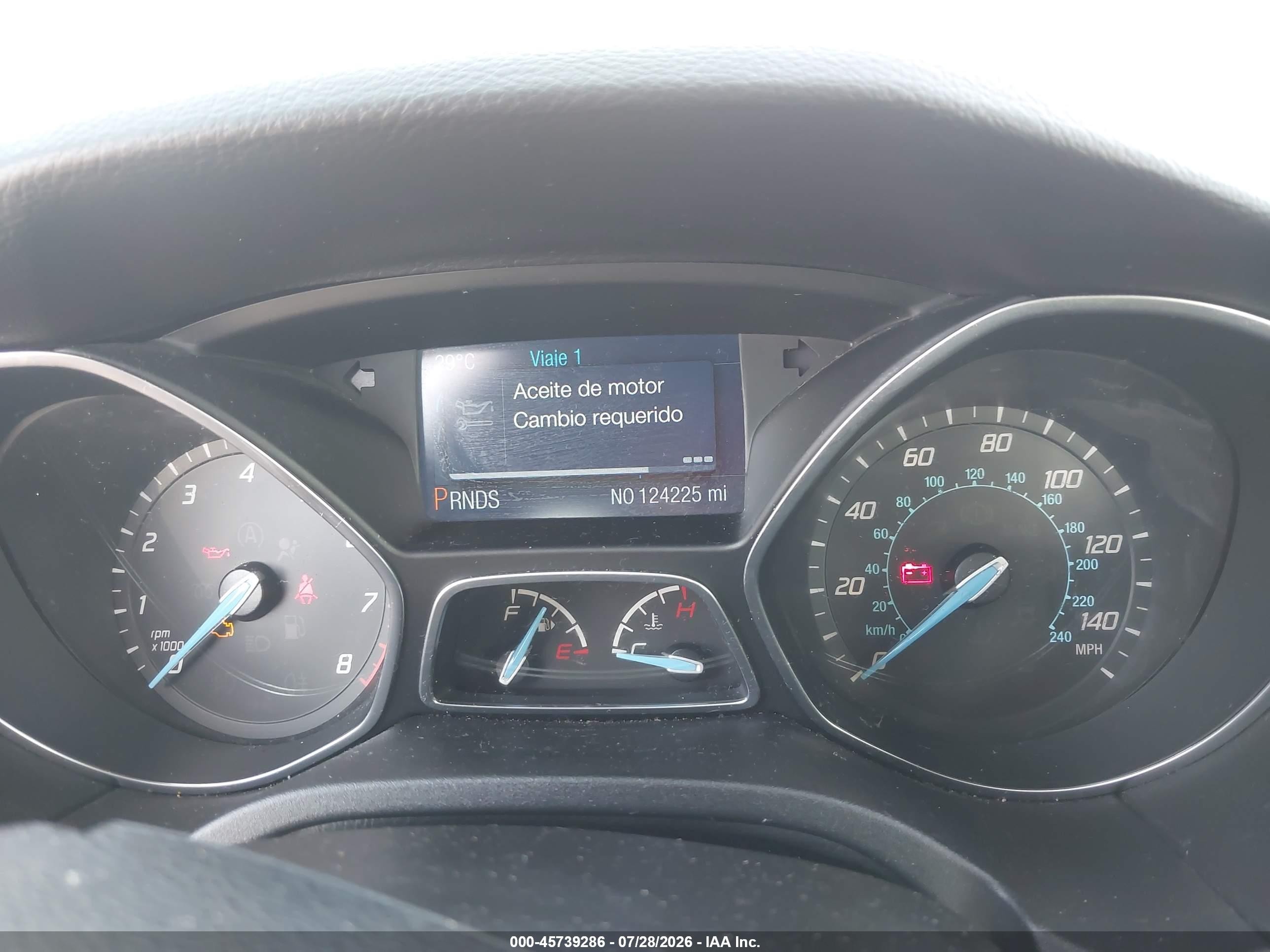 2014 Ford Focus Se Red vin: 1FADP3F28EL331055