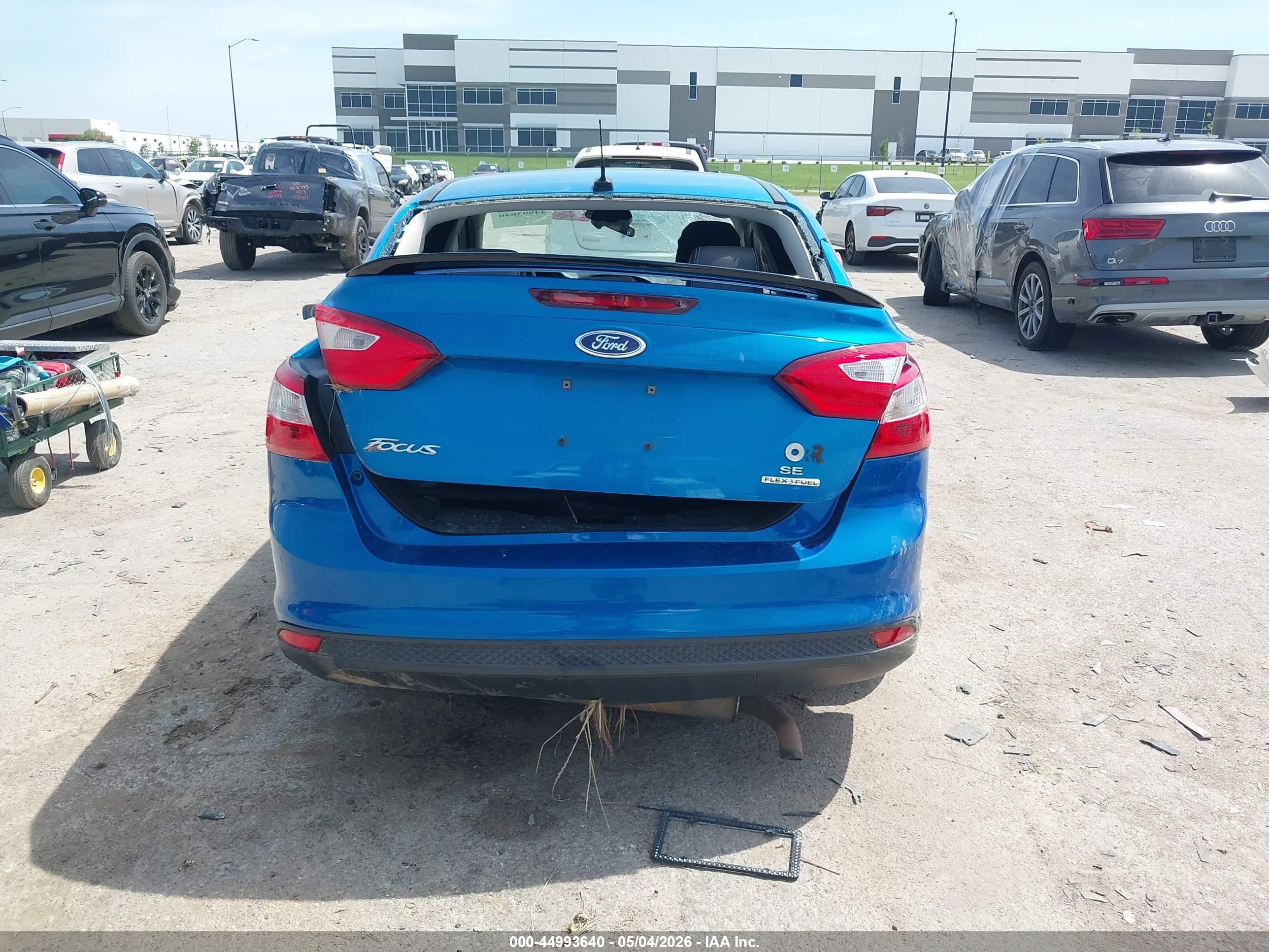 2014 Ford Focus Se Blue vin: 1FADP3F28EL348731